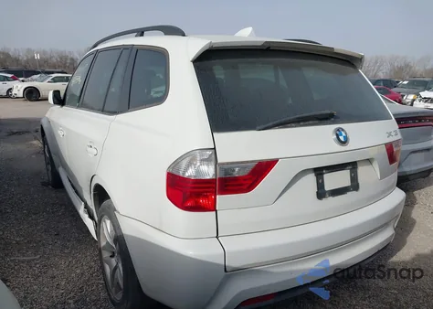 2007 BMW X3 3.0Si from USA, damaged, VIN WBXPC93437WF09134